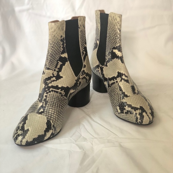 Isabel Marant Python Embossed Danae Boots - 37 / 7 - Picture 3 of 5